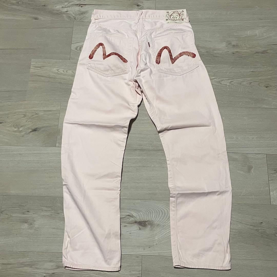 サイズ33 チノパン 赤カモメ ピンク 2005 エヴィス エビス サイズ33 チノパン 赤カモメ ピンク 2005 エヴィス エビス