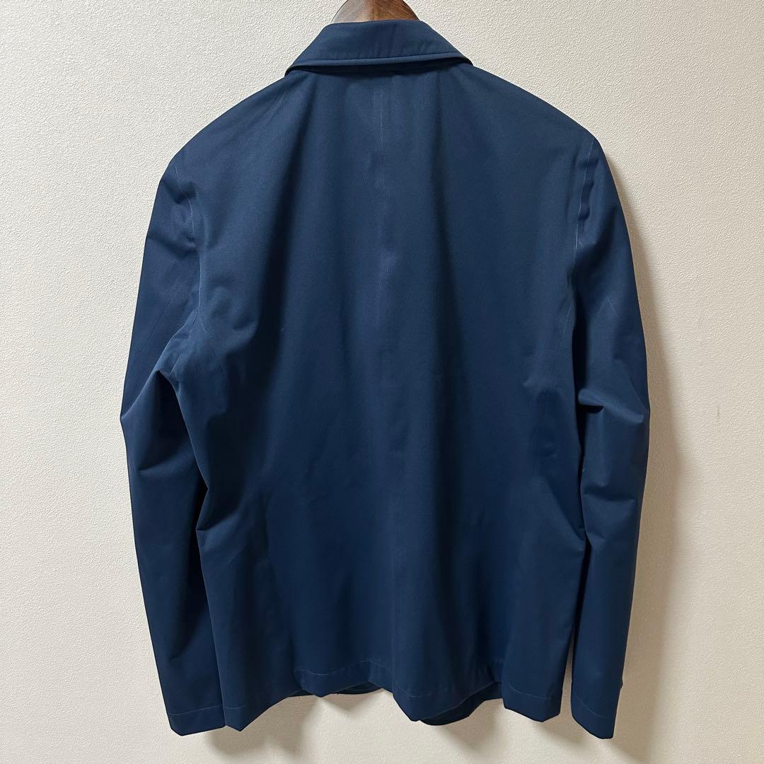マシュール シームレス テーラードジャケット M 紺 美品 MASHUR