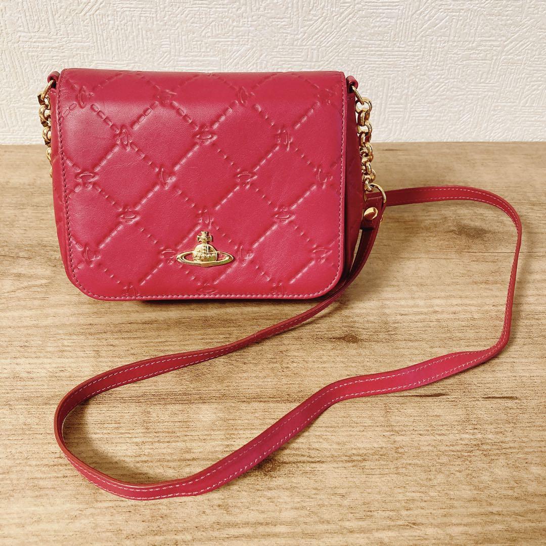 Vivienne Westwood ショルダー バッグ ポシェット ピンク レディース