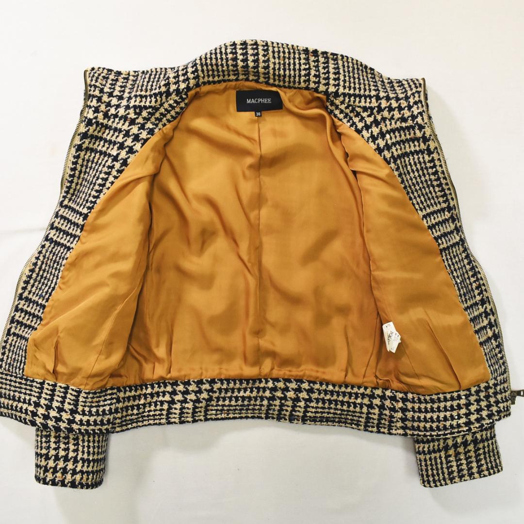 【日本製】 マカフィー 　トゥモローランド　ウールジャケット 38 ♪