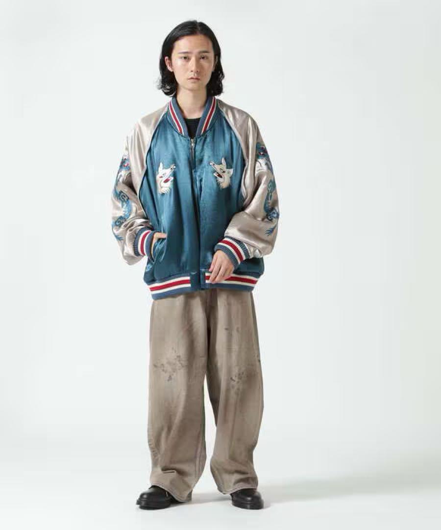 ANCELLM AGING WIDE 5P DENIM PANTS サイズ1 ANCELLM AGING WIDE DENIM 5P PANTS – unexpected store