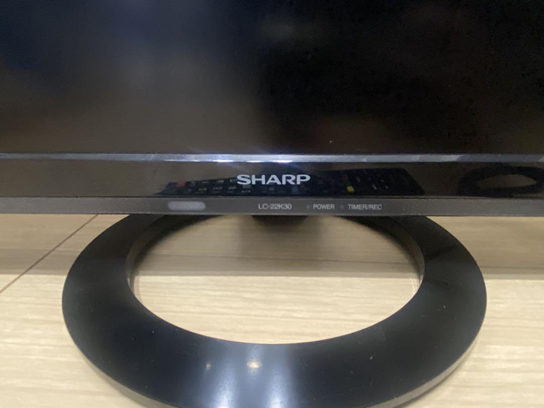 液晶テレビSHARP AQUOS 22型(本体+リモコン)