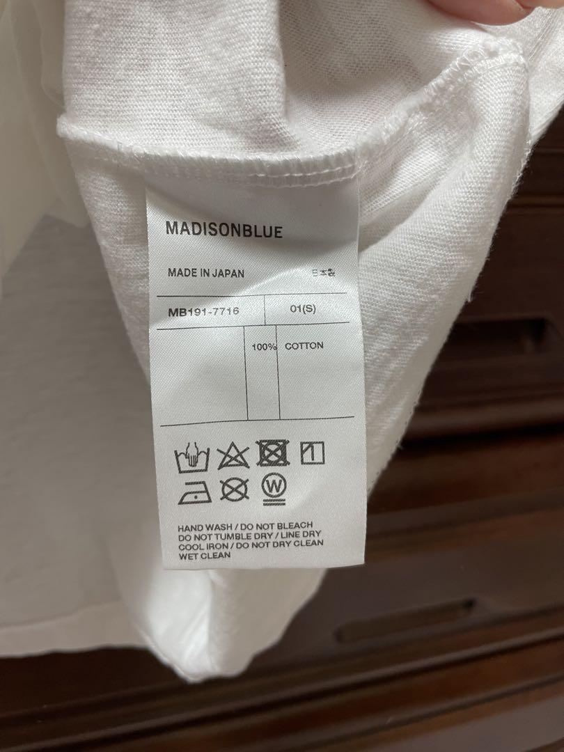 MADISONBLUE マディソンブルー　Tシャツ　カットソー　白