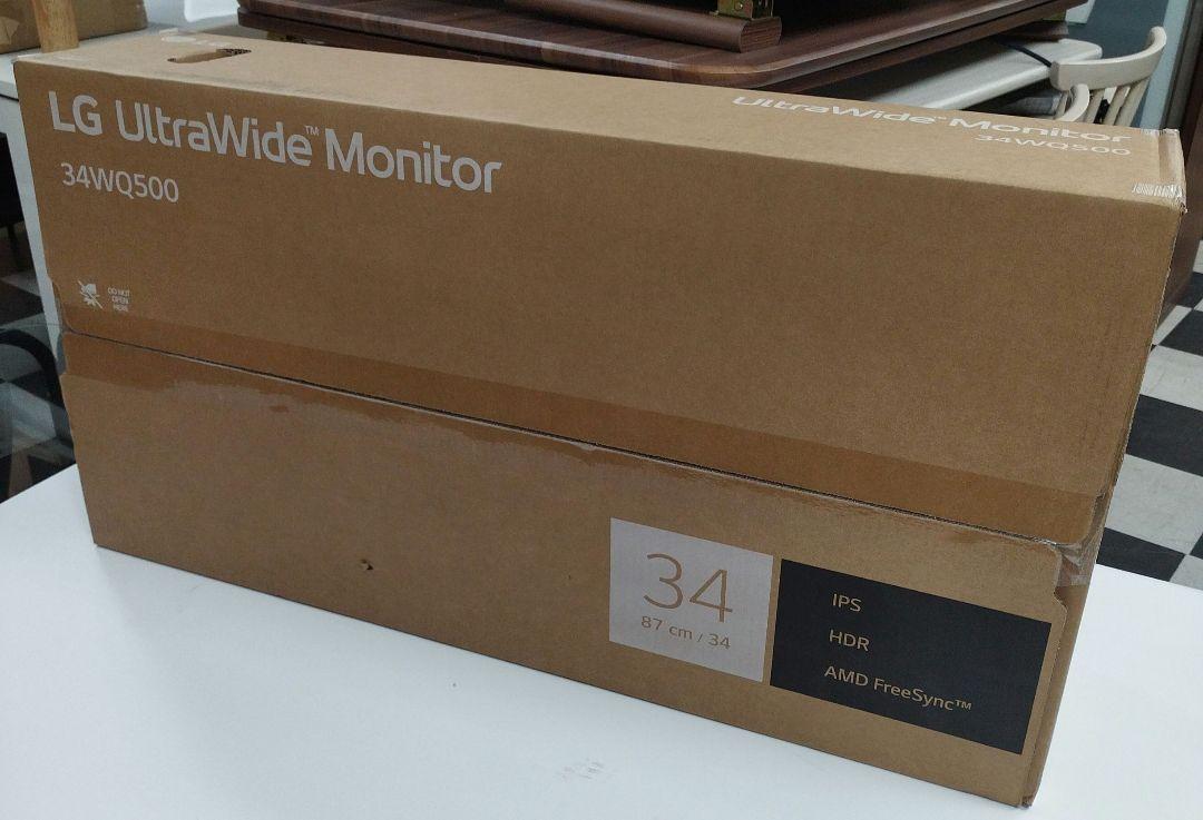 LG ウルトラワイドモニター 34WQ500-B 34インチ