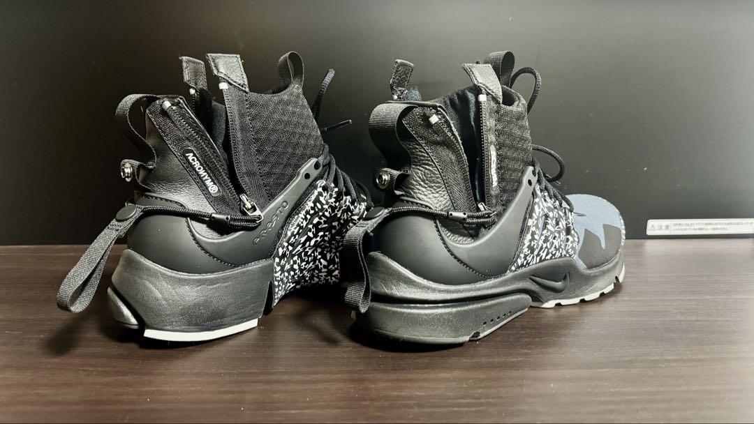 ACRONYM × Nike Air Presto Mid 27cm