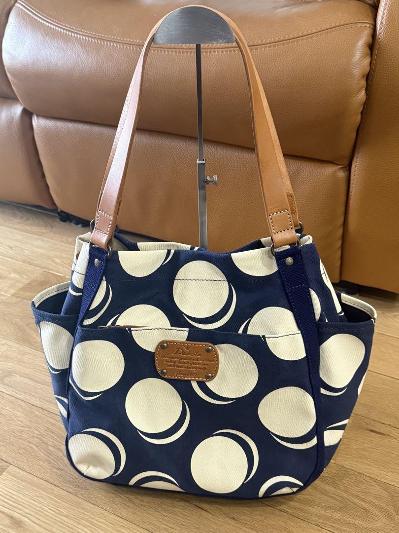 美品！！【ダコタ 水玉 トートバッグ】
