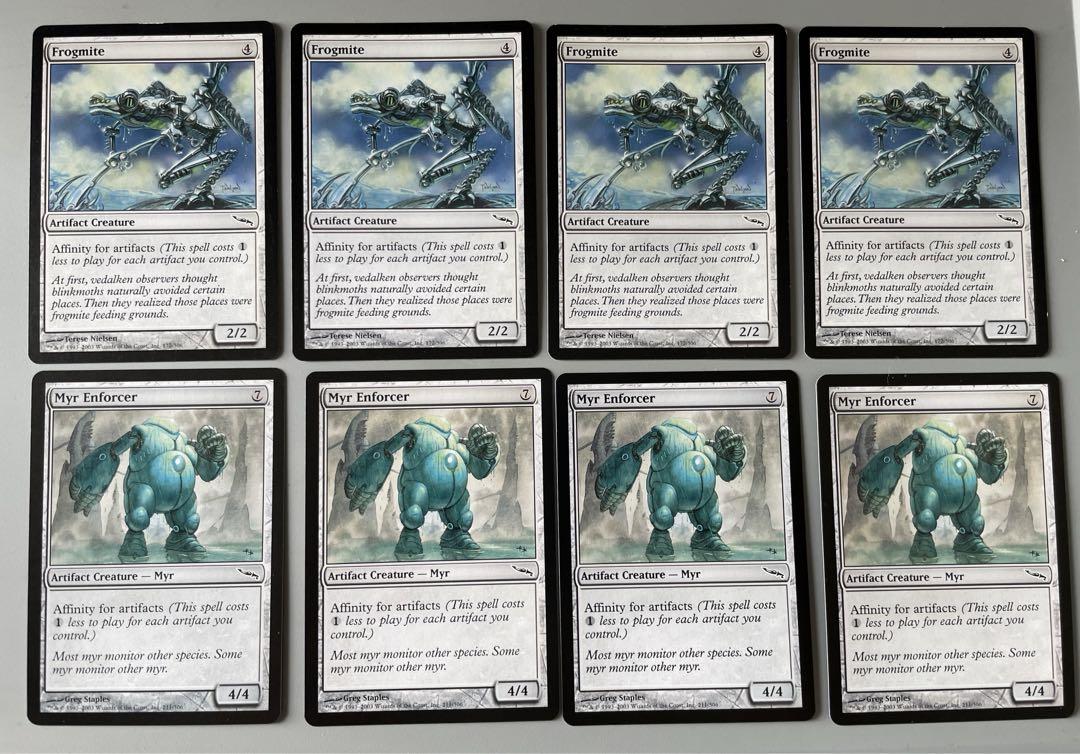 MTG パウパー 親和 金属ガエル カエル マイアの処罰者 セット