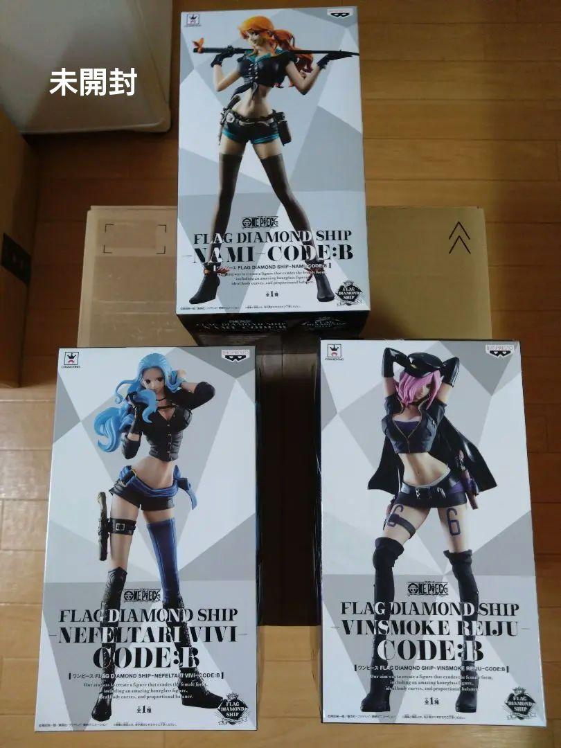 ワンピースフィギュア 未開封品 フラッグダイヤモンドシップ7点