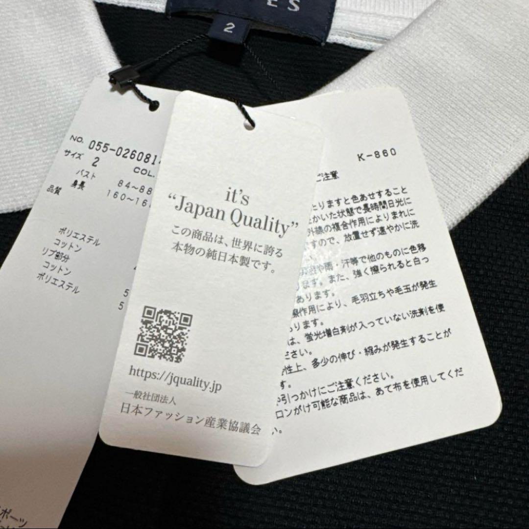 PEARLY GATES❣️コンパクトタック鹿の子ポロ 即完売品 新品ブラック