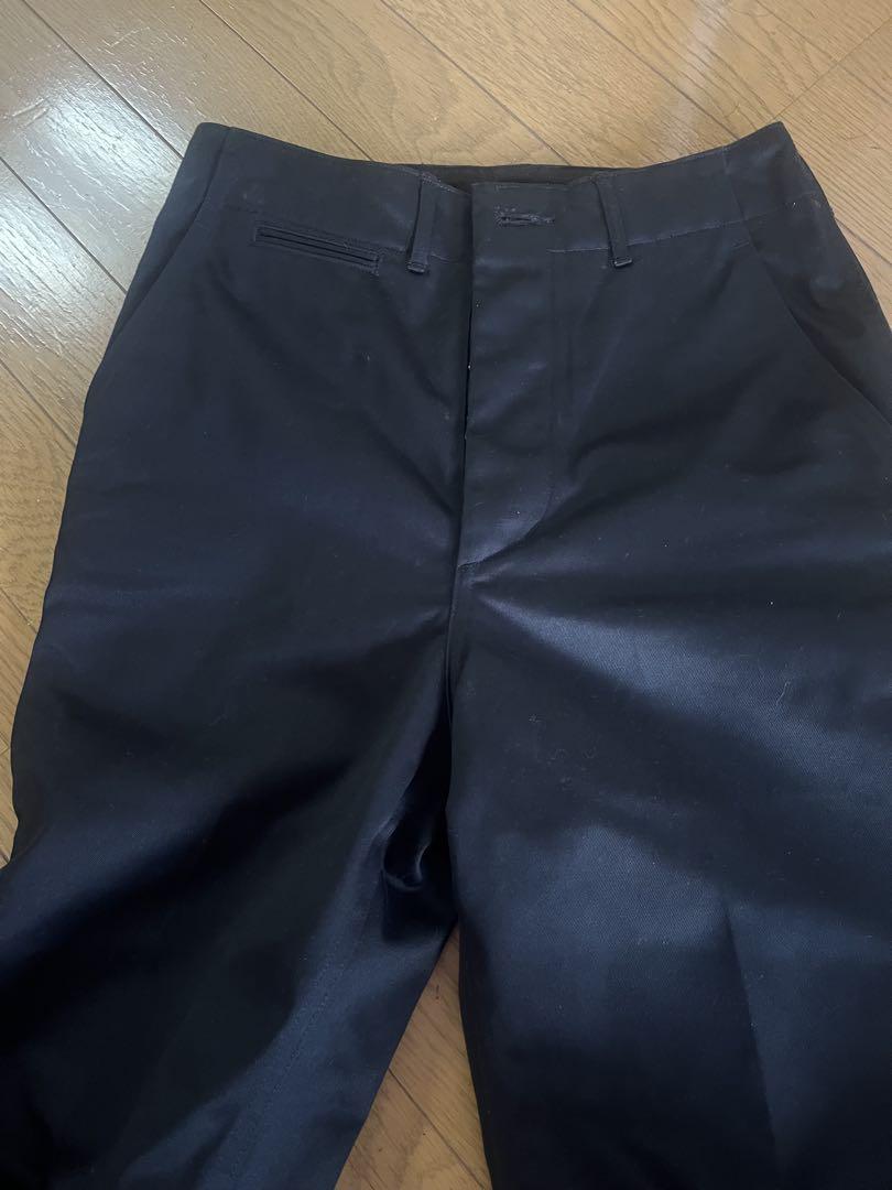 HYKE T/C TWILL ARMY CHINOS ブラック レディース