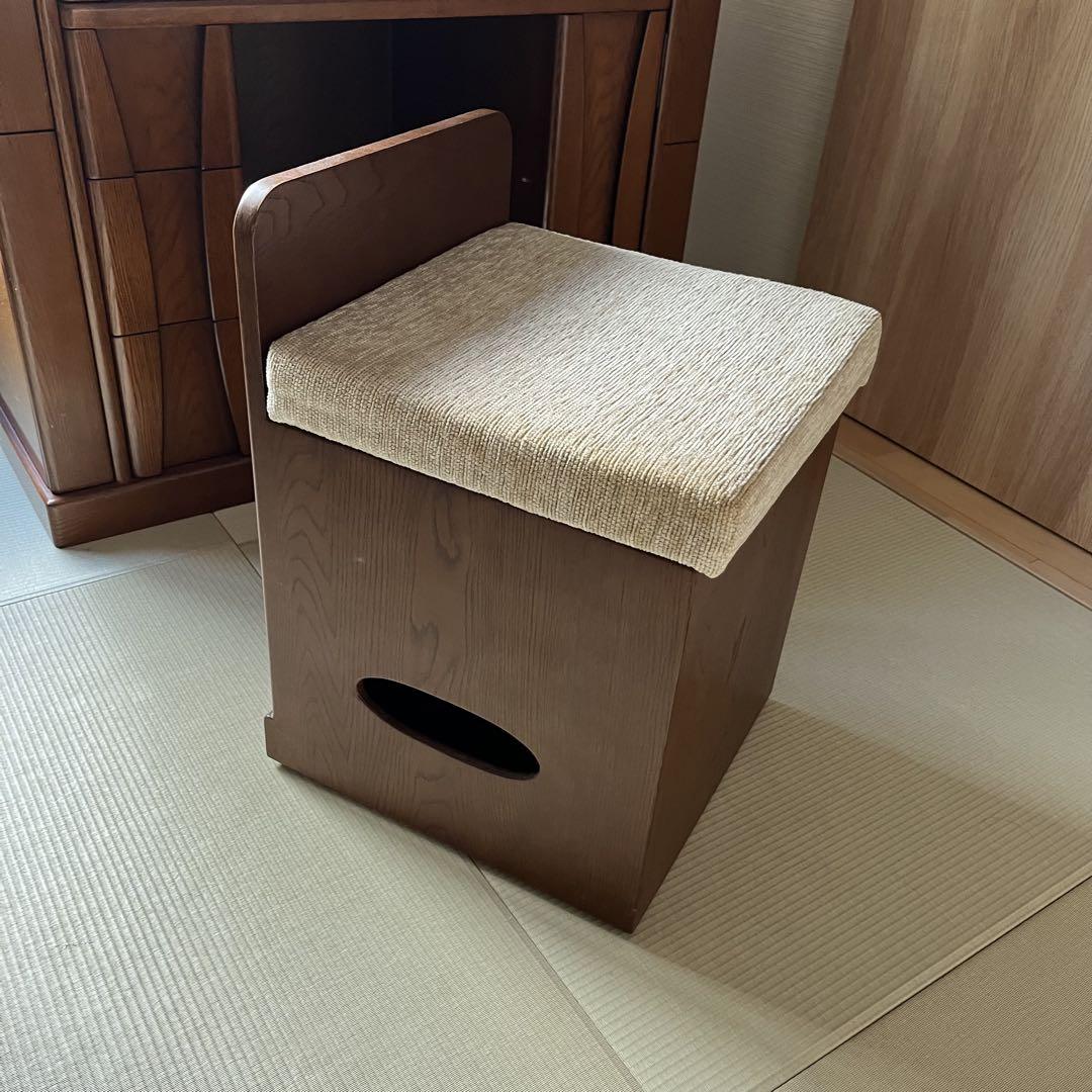 希少 カリモク ドレッサー 椅子のみ 日本板ガラス 婚礼家具
