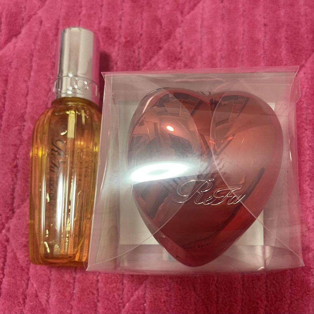 Refa ハートブラシ　ヘアオイル リファハートブラシ & リファロックオイル セット ReFa HEART