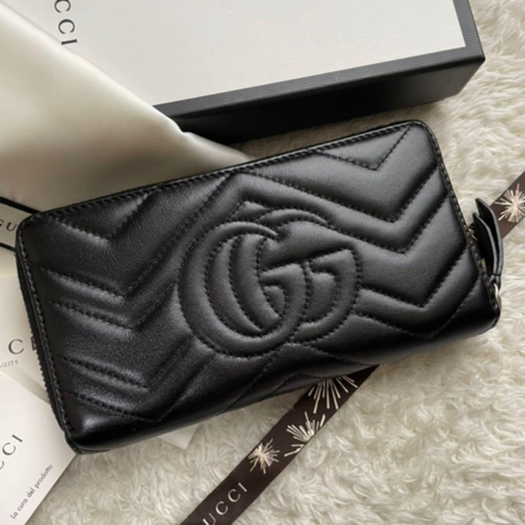 HOT通販 限定価格 126 GUCCI グッチ ラウンドファスナー 長財布 マーモント Jjz6p-m68059473379 最新品人気