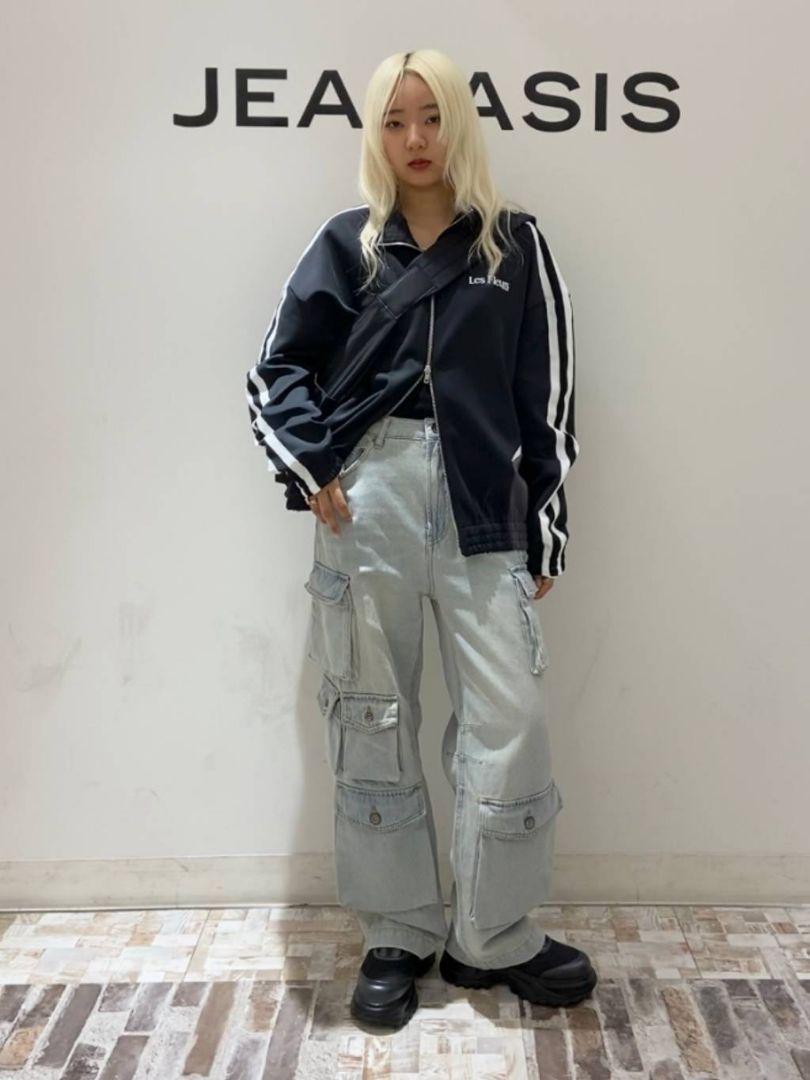 タグ付き新品【JEANASIS】ハイショクトラックトラックジャージ