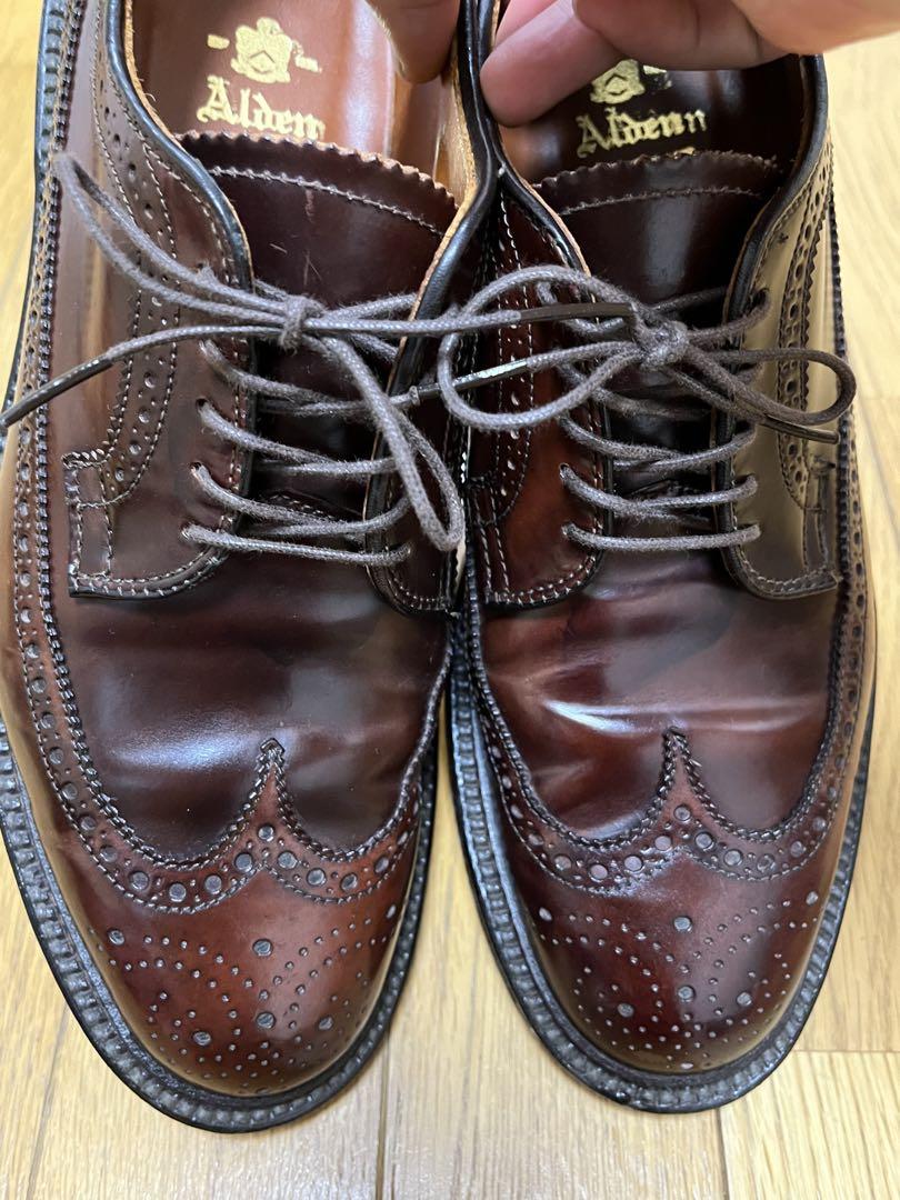 Alden オールデン 975 ロングウイングチップ コードバン 7D