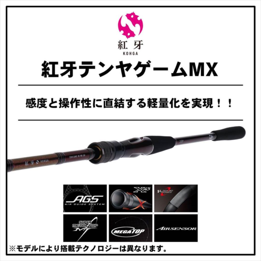 20紅牙テンヤゲームMX (スピニング) H/MH-225・R / 船竿
