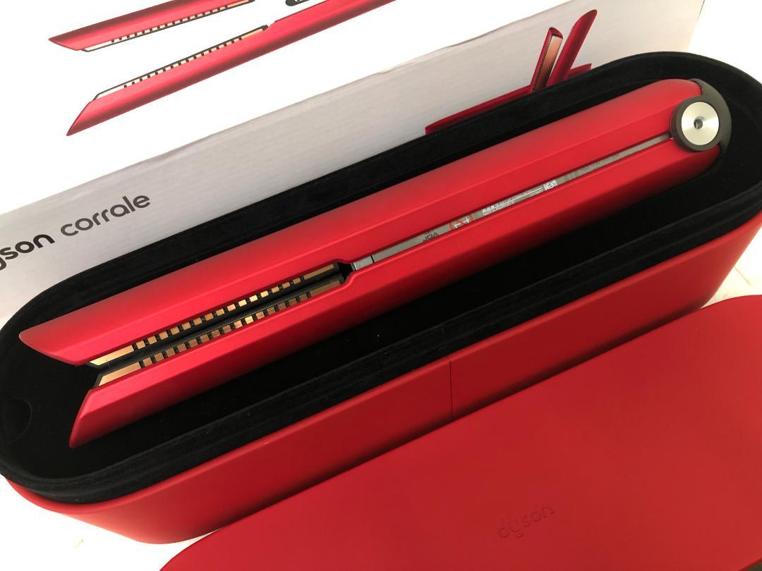 新品未開封 ダイソンヘアアイロン限定色dyson HS03 RBN BX RED Dyson Corrale™ レッド／ブライトニッケル 収納ボックス付き