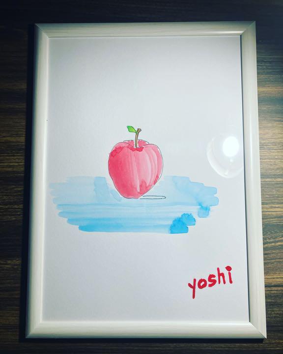 絵画「素直なアップル」