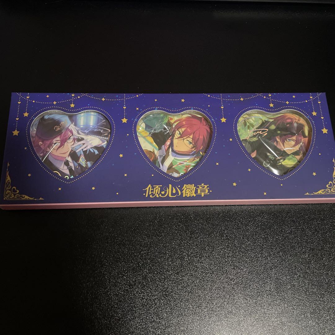 中華のおせち贈り物 あんスタ 中国限定 傾心缶バッジ ハート缶バッジ 七種茨 ピンズ・ピンバッジ・缶バッジ