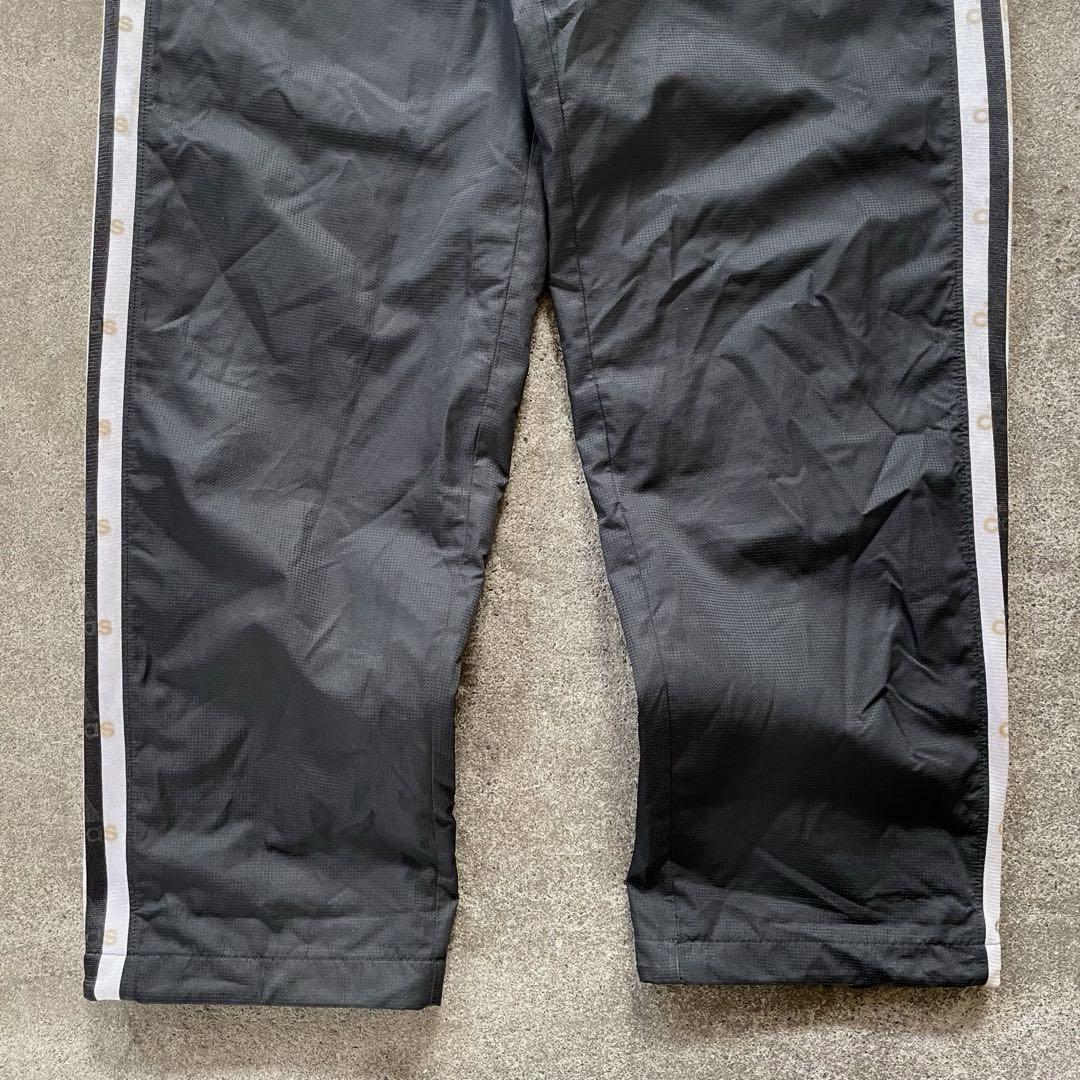 00s adidas nylon trackpants logoline y2k - メルカリ