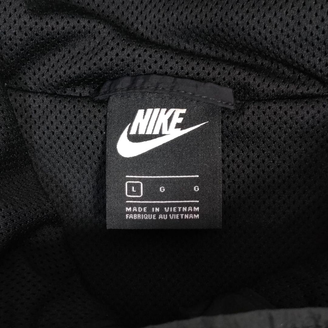 【人気】NIKE◆アノラックウーブンジャケット◆L/ブラック
