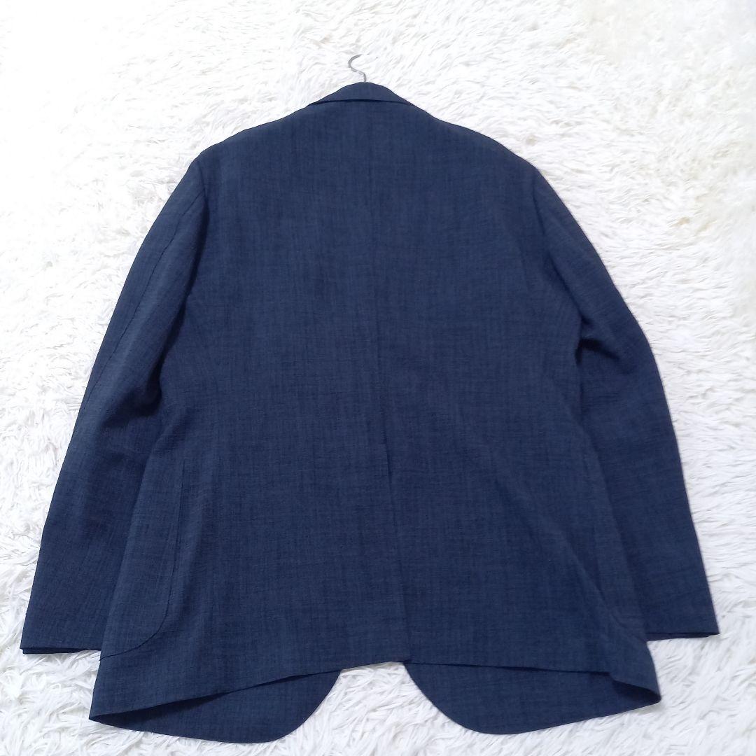 ●美品●　クリスチャンオラーニ　サマージャケット　2B　アンコン　LL　ネイビー