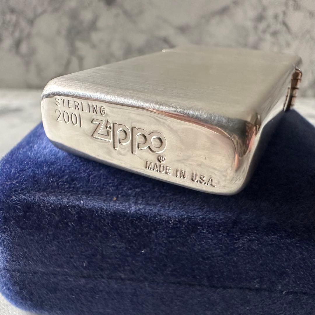 ZIPPO スターリングシルバー スリム 2001年製