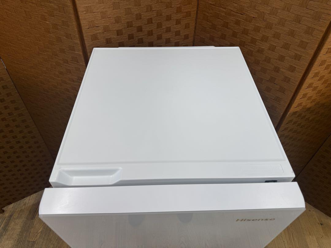 F033 Hisense 2ドア　冷蔵庫　ガラス扉　2020年　134L