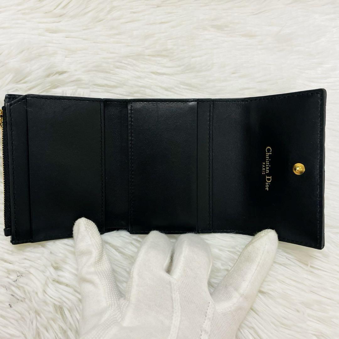 極美✨ディオール 三つ折り財布 キルティング JOLIE MEDIUM