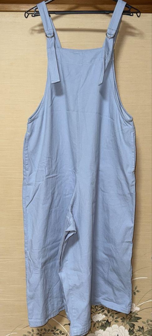 ピンクハウス　デニムサロペット　サックス