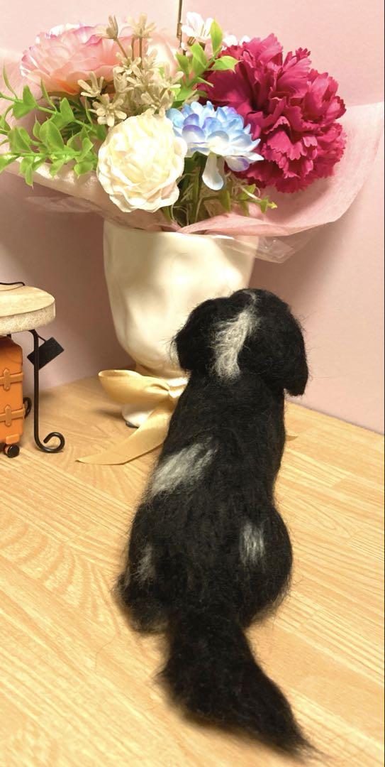 羊毛フェルト　ミニチュアダックス　ハンドメイド③