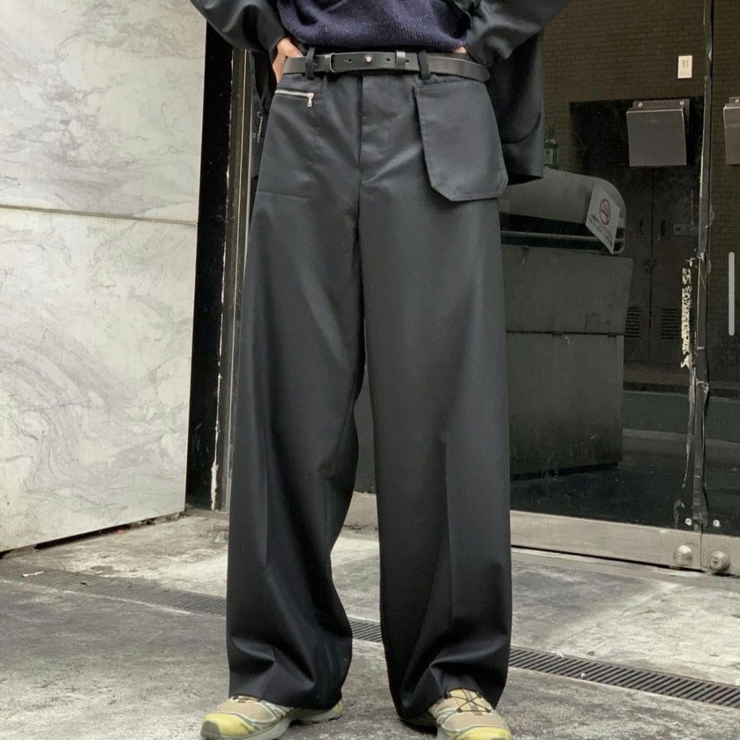 Sunsea 23aw　ワイドスラックス