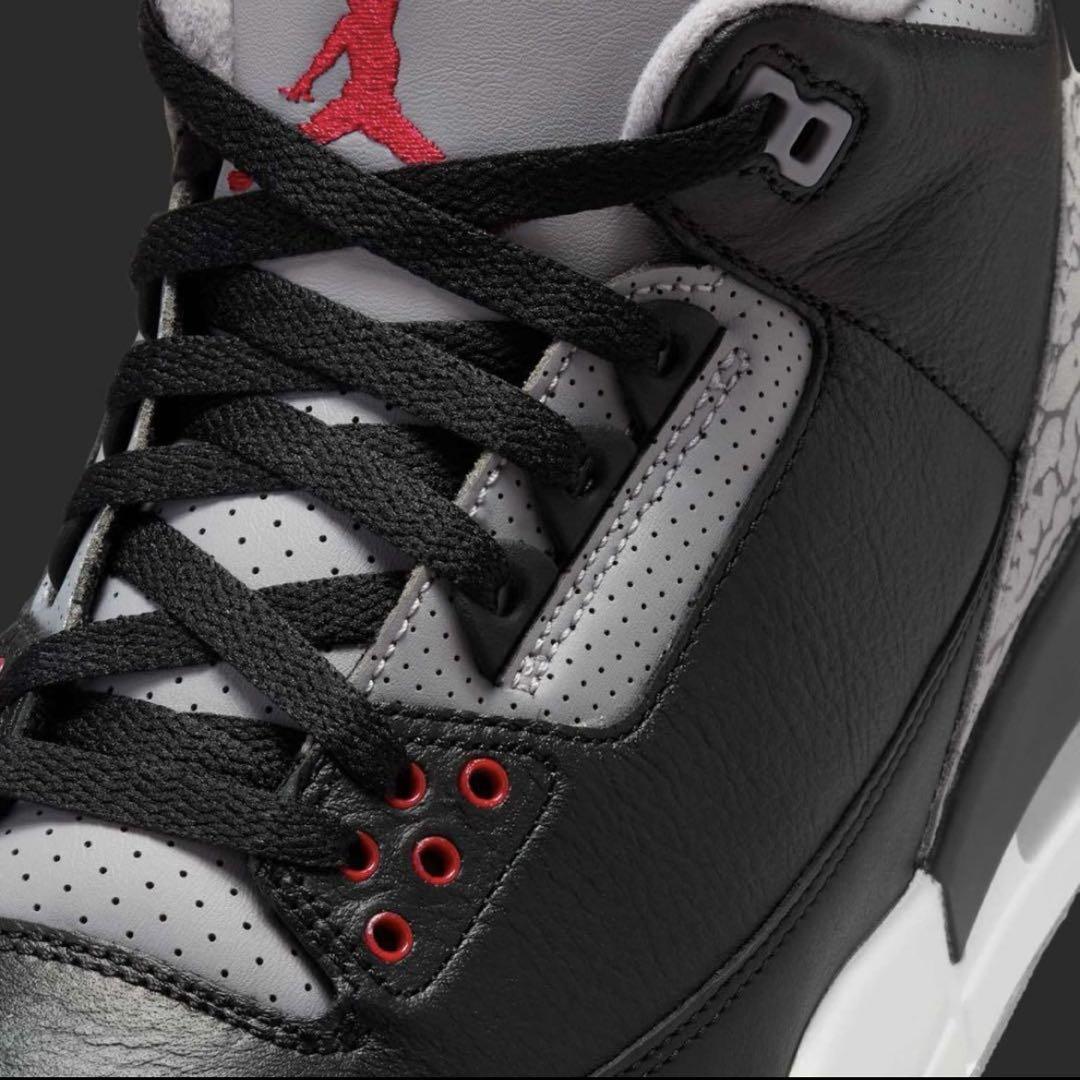 靴 Nike Air Jordan 3 Retro Black Cement
