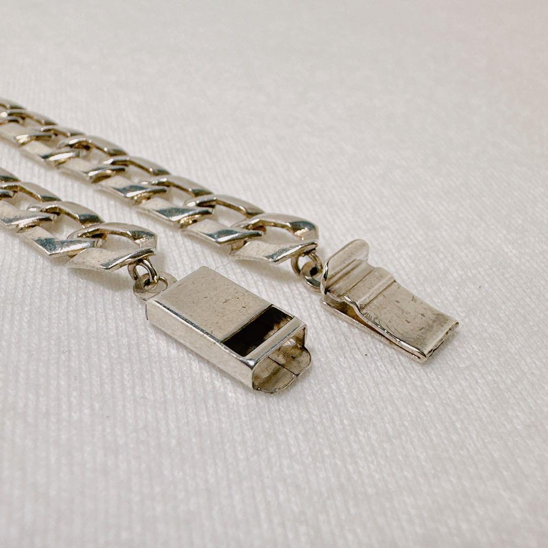 メキシコ製 SILVER925 チェーン ネックレス 幅約6mm