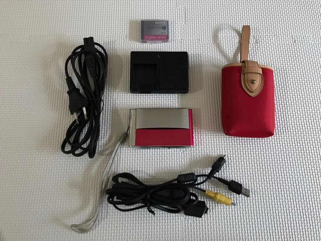 SONY Cyber-shot DSC-T5 レッド コンパクトデジタルカメラ