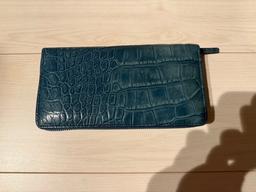 2万オフ済 GUCCIクロコラウンド長財布
