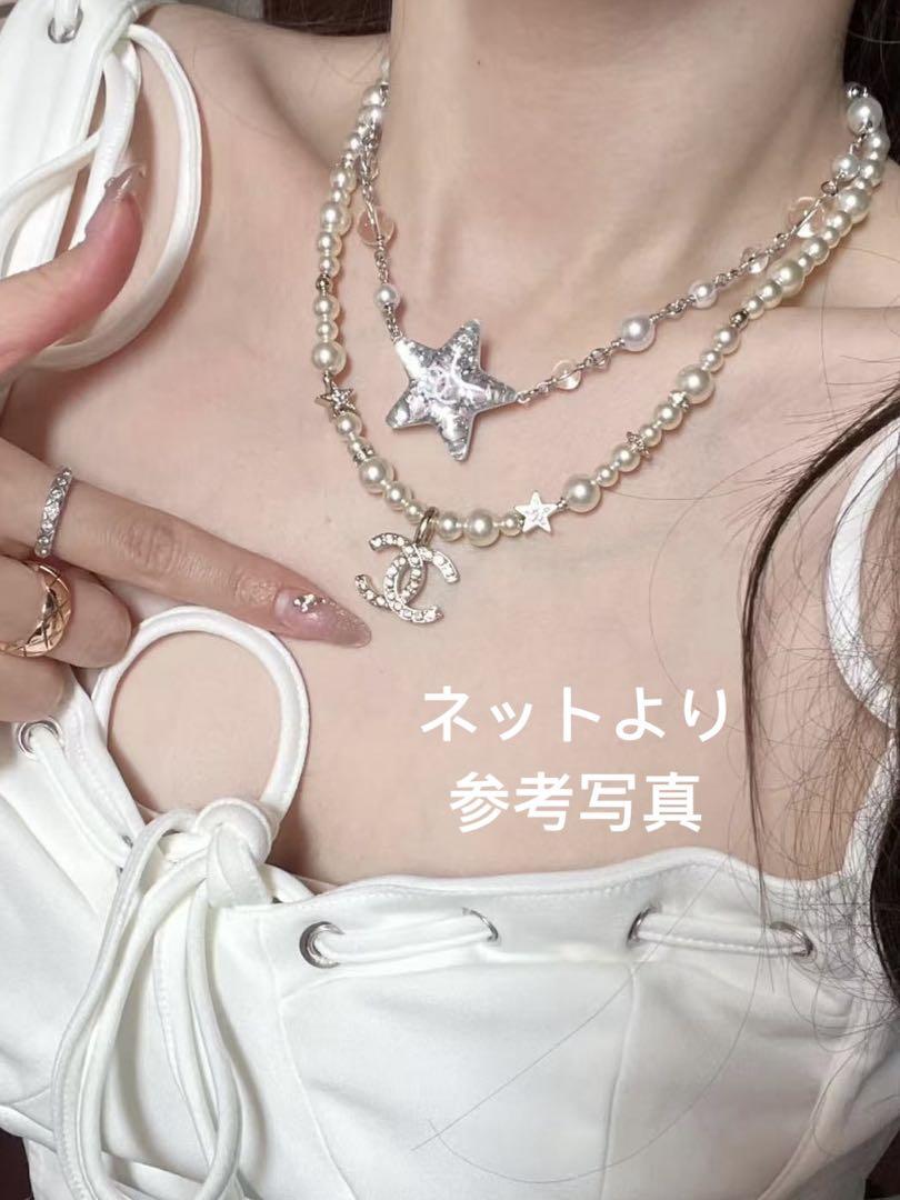 胸元に華やぎ♡愛されパール【CHANEL】ネックレス さりげないハートが可愛い♡】CHANEL ネックレス パール (CHANEL