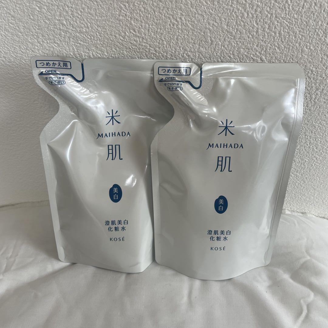 【新品・未開封】米肌 肌潤美白化粧水 詰め替え用 110mL ×2個セット