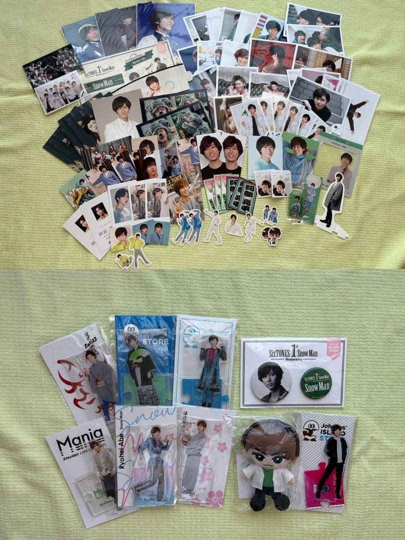 阿部亮平 SnowMan アクスタ ぬい 写真 カード 特典 まとめ