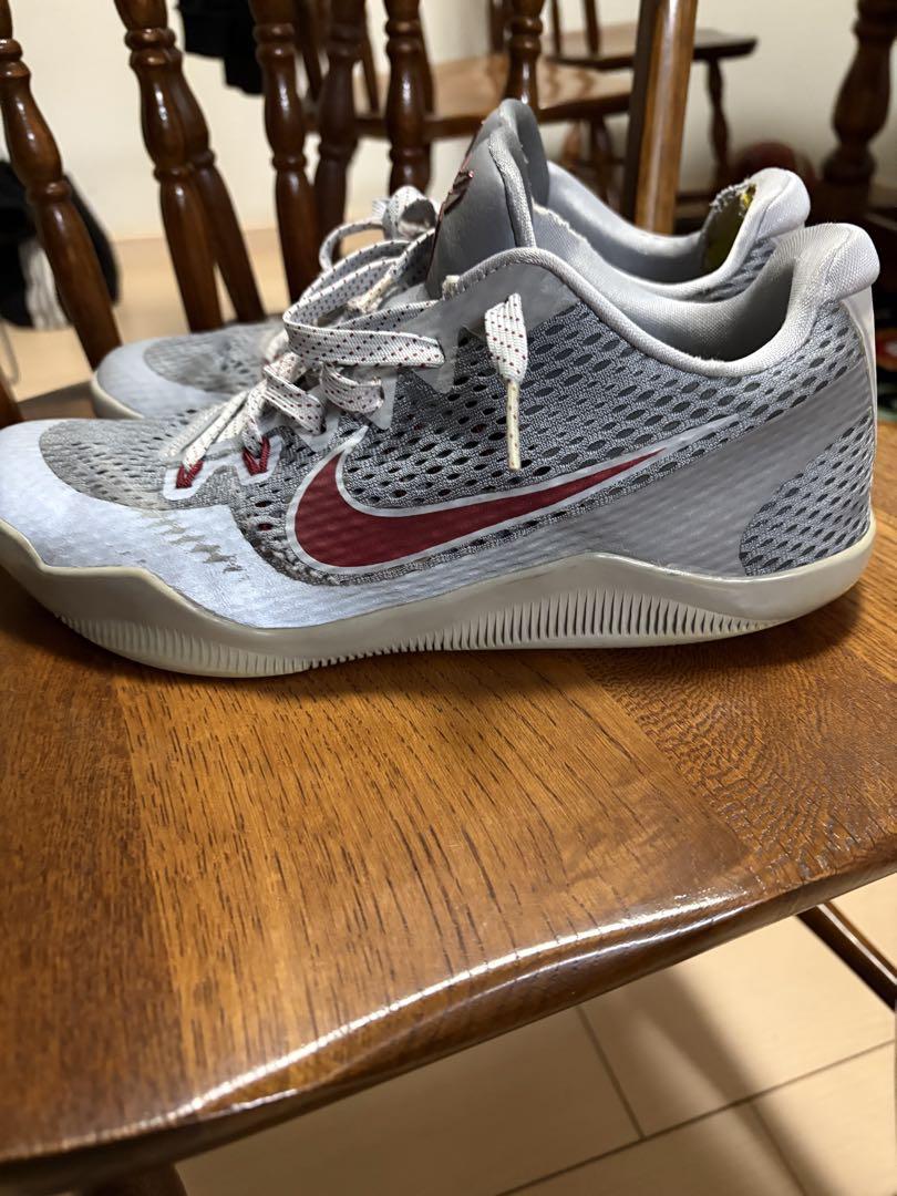 Nike Kobe 11 バスケットボールシューズ グレー/レッド
