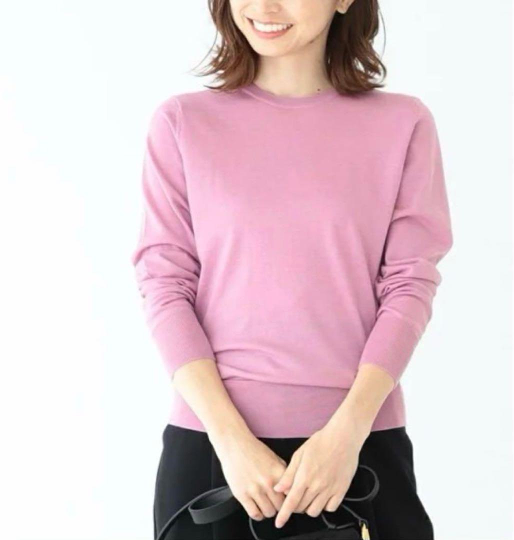 ビームス Loro Piana クルーネックニット