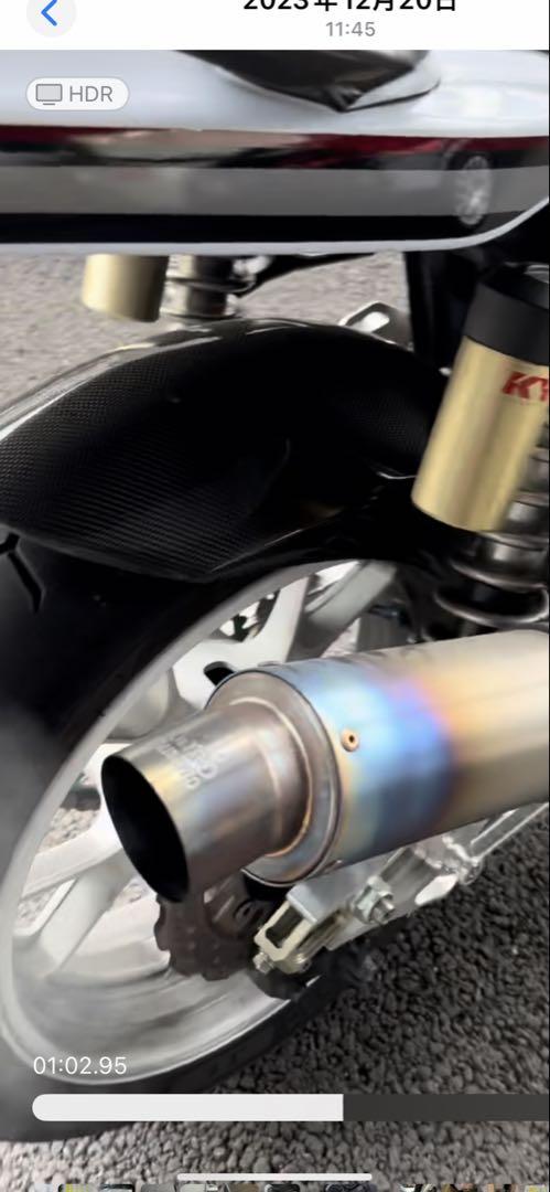 i*a様 ZRX1200 DAEG 社外 カーボンリアフェンダー
