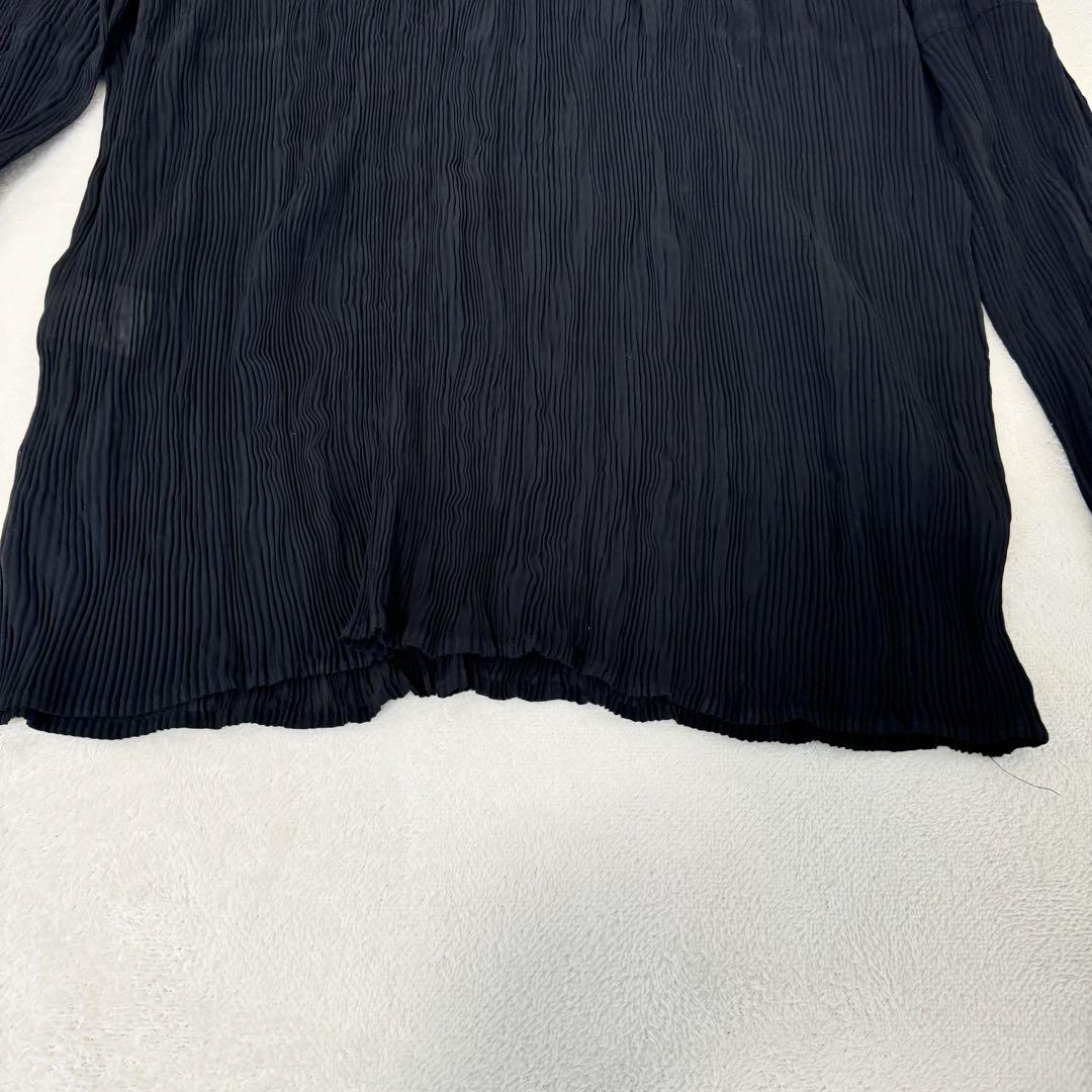 専用✨ISSEY MIYAKE プリーツ　ブラック　透け感　長袖