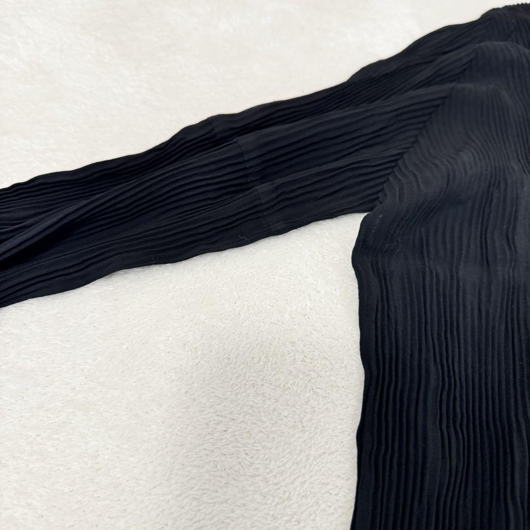 専用✨ISSEY MIYAKE プリーツ　ブラック　透け感　長袖