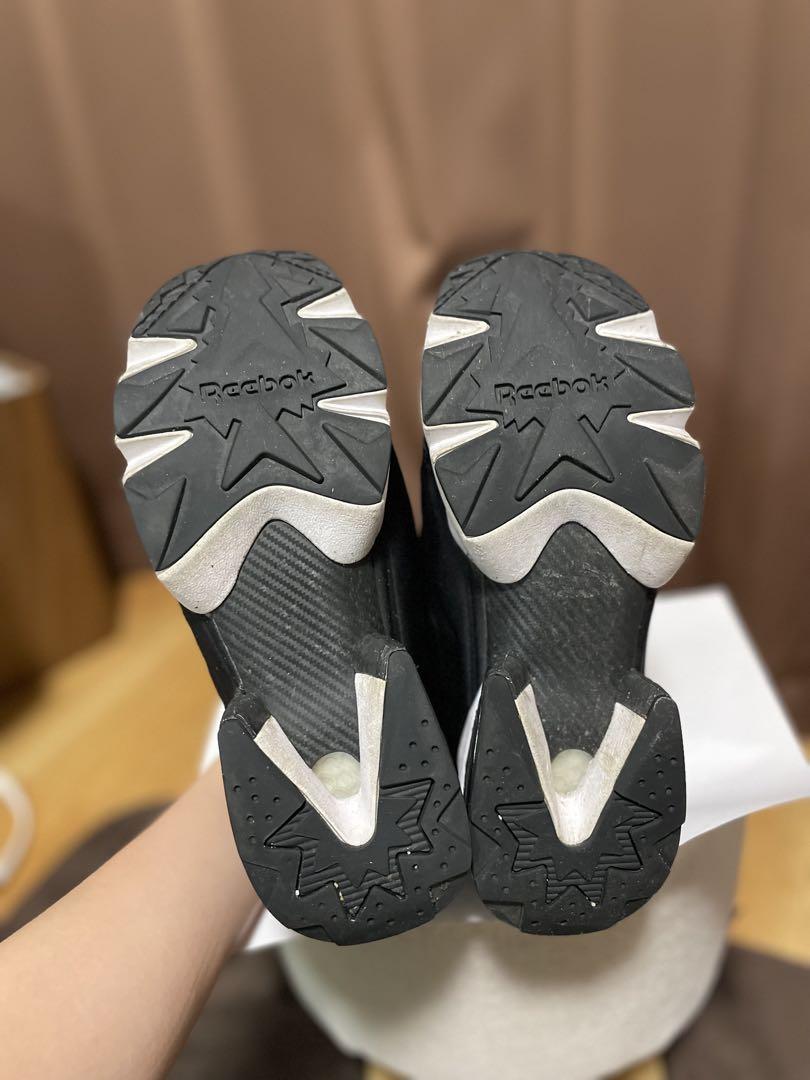 【美品】Reebok インスタポンプフューリー黒24cm