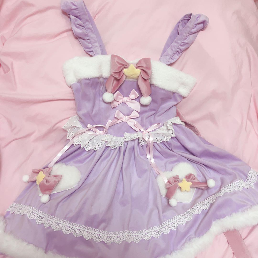 [最終値下げ]ピンク ロリータ 海外ロリィタ ジャンスカ No.847 シャーロット ロングティアードジャンパースカート