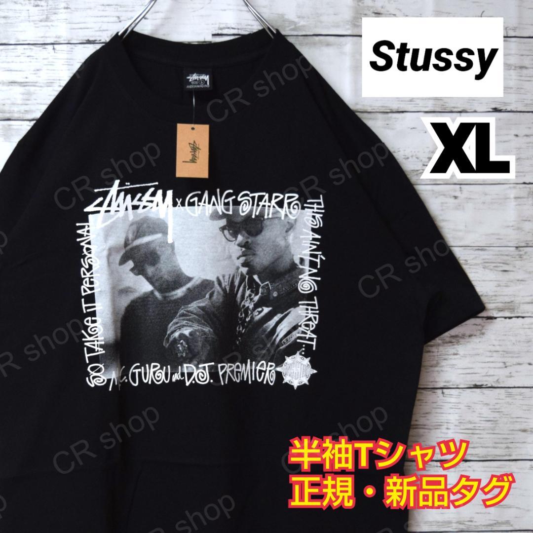 【本物保証】 ステューシー】正規・新品タグ Tシャツ XL 黒 ギャングスター トップス