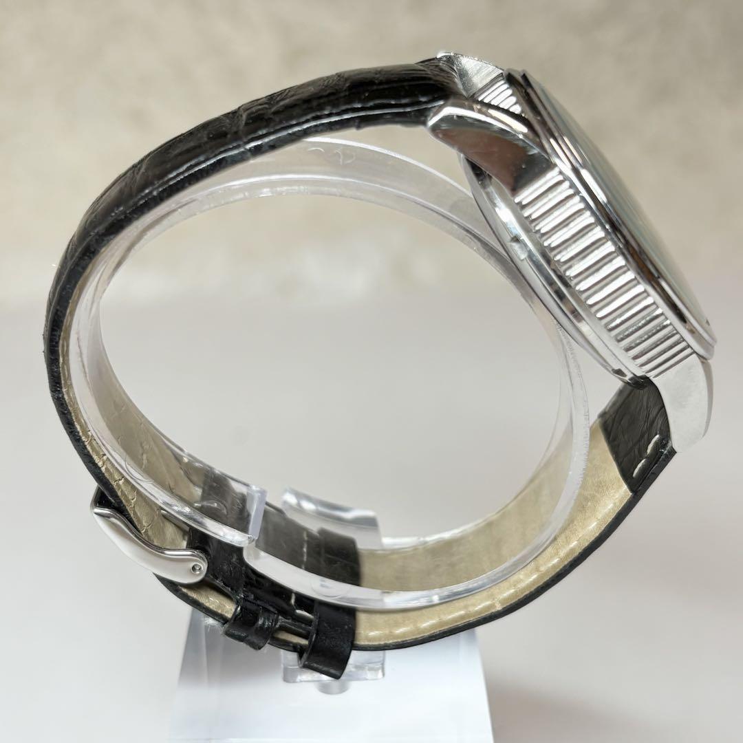 AUREOLE オレオール 自動巻き時計 裏スケ 37SW-470W-2 本革
