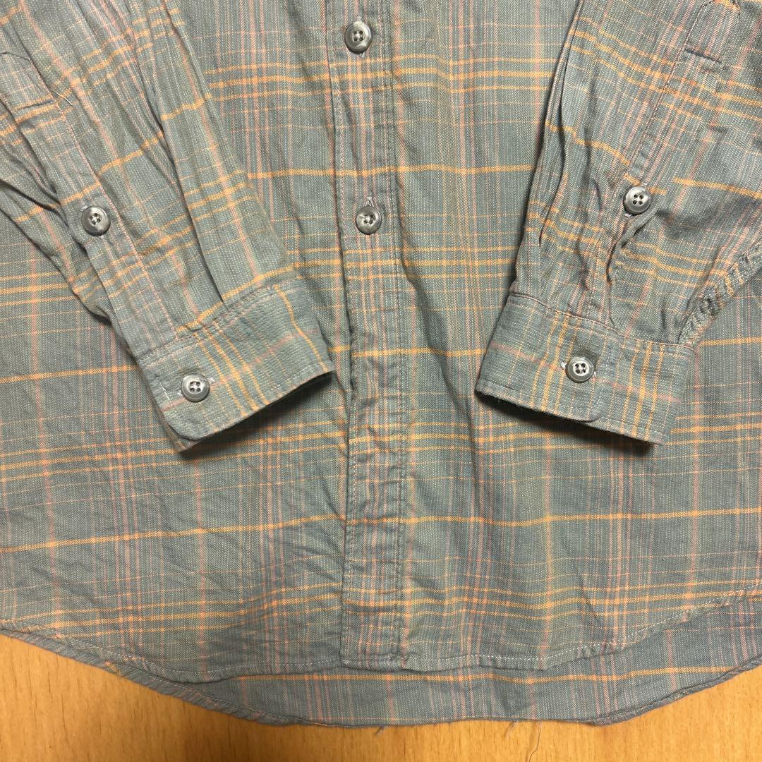 00年製 patagonia L/S Pima Cotton Shirt 青灰 XL 00s パタゴニア ピマコットン シャツ 長袖シャツ  オーガニックコットン ブルー 53835 F00 古着 - NEWJOKE ONLINE STORE