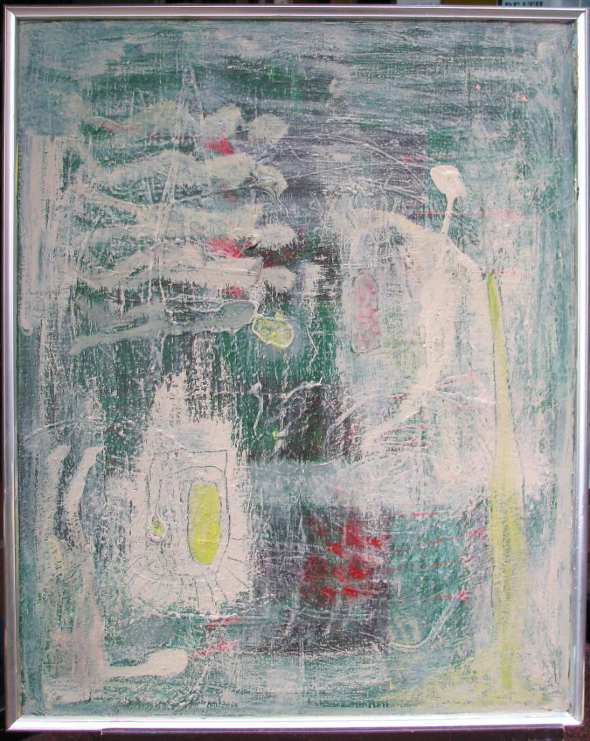 尼崎~西宮~伊丹,前衛美術,埋もれた鬼才,西口典子「想」10号油彩,新発見 尼崎~西宮~伊丹,前衛美術,埋もれた鬼才,西口典子「想」10号